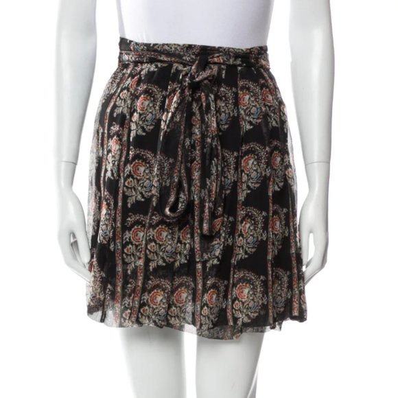 IRO Silk Wrap Skirt Size 40 - Picture 1 of 8